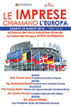 Convegno su LE IMPRESE CHIAMANO L'EUROPA